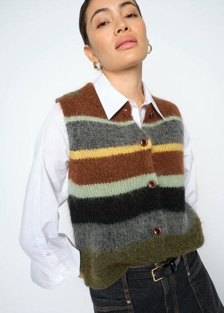 Esti Knitted Waistcoat | Mos Mosh Vest MOS MOSH