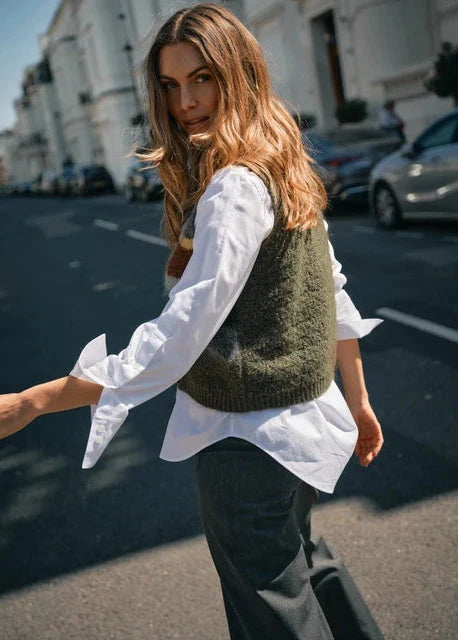 Esti Knitted Waistcoat | Mos Mosh Vest MOS MOSH