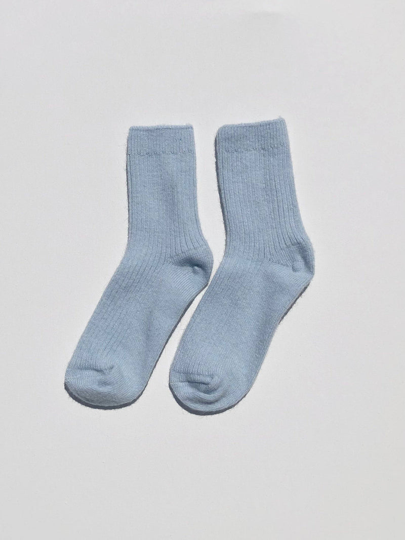 ANGORA WOOL SOCKS - snow pastel Billy Bamboo