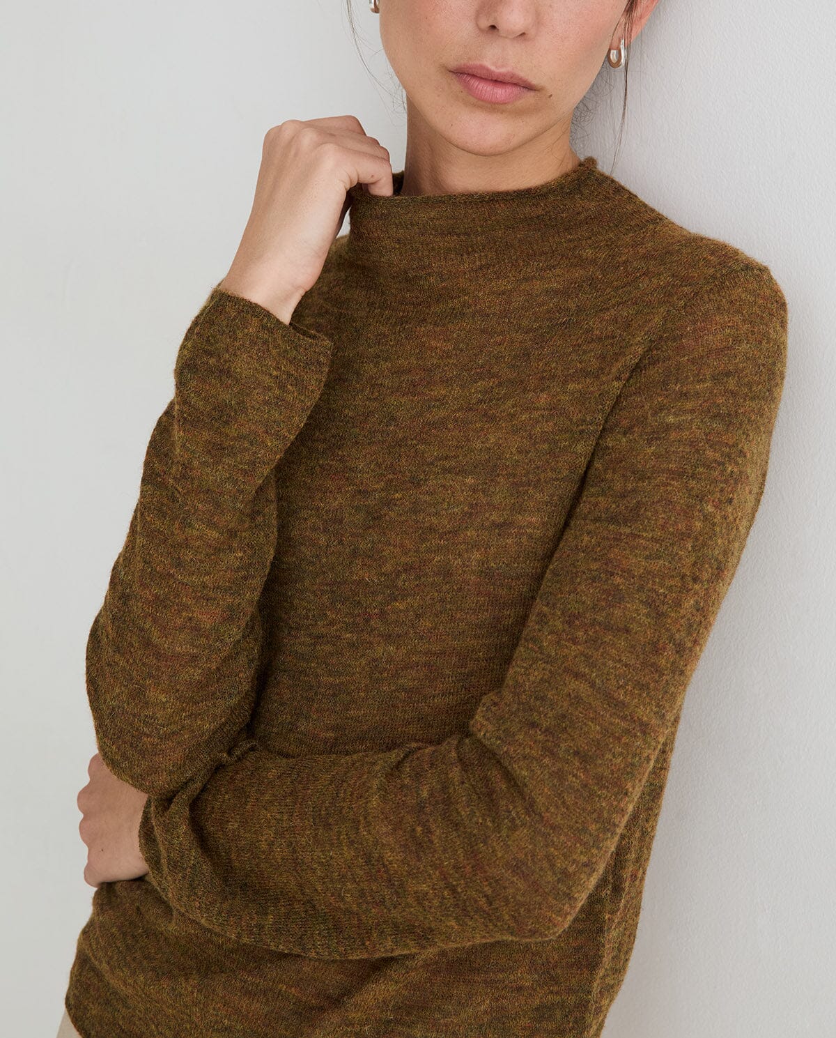 Fine Funnel Neck Knit | 45545 | Yerse Jumper Yerse