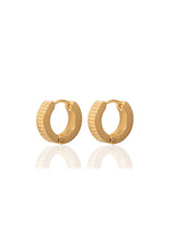 Fleur Hoop Earrings | A Weathered Penny Earrings A Weathered Penny