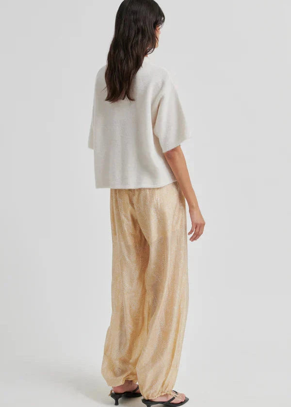 Gabby Knit O-Neck | Soft Beige | Second Female Jumper Second Female