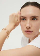 Bracelet Bambini jonc strass doré | Gas Bijoux Bracelet Gas Bijoux