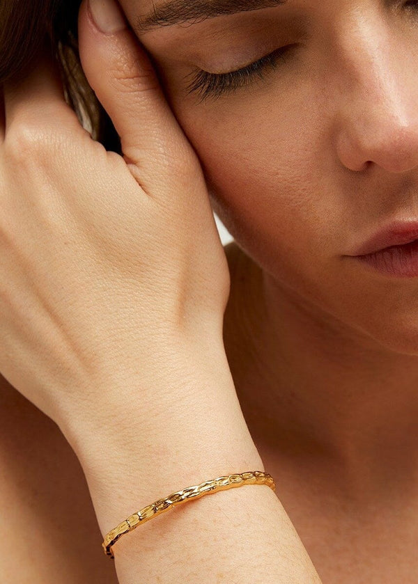 Bracelet jonc Liane mini doré | Gas Bijoux Bracelet Gas Bijoux