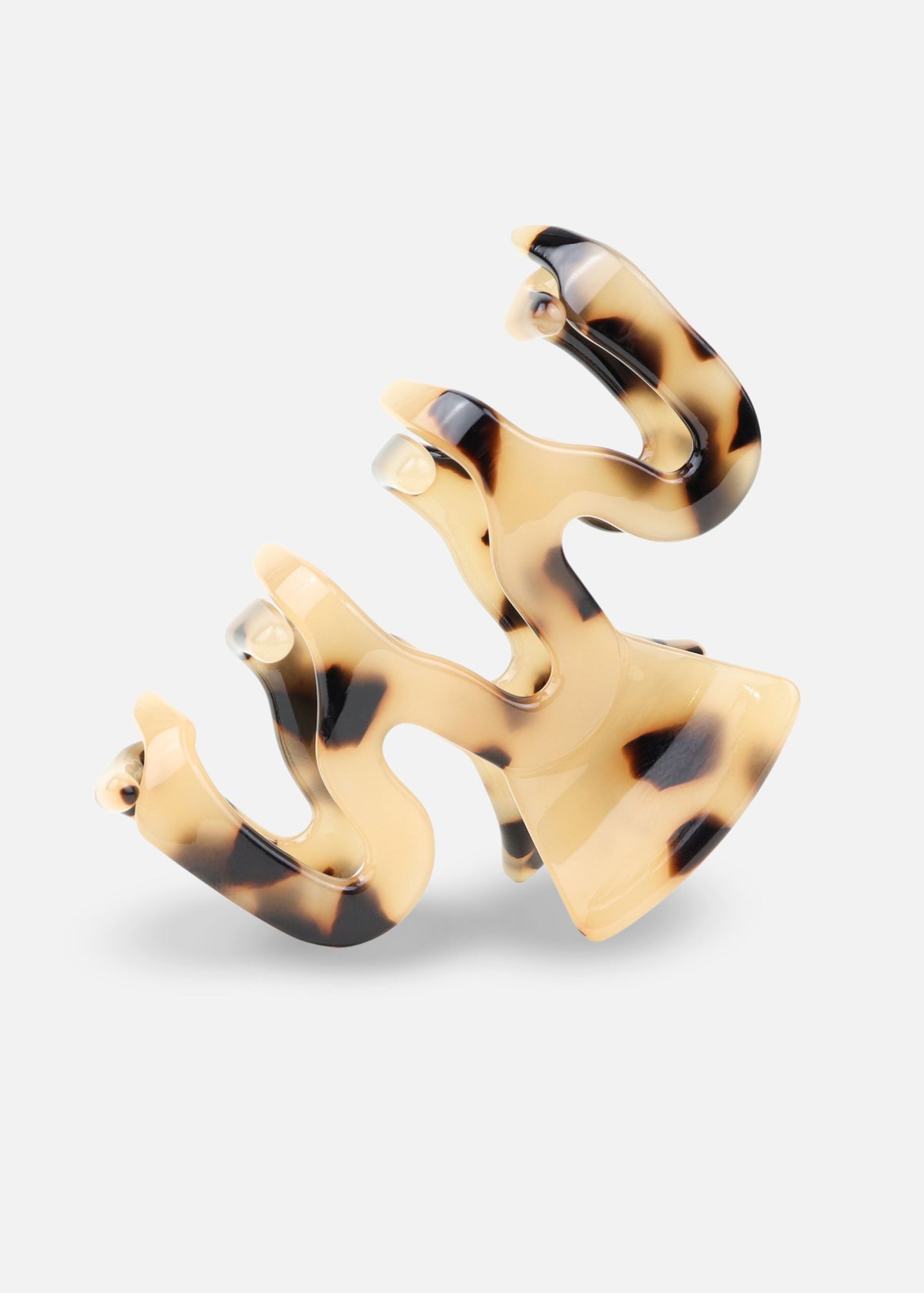 Hair clip - Wave Cheetah Hair Clip sasstie