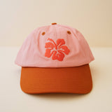 Hibiscus embroidered cap Cap cai & jo