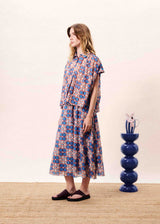 Rigel Azulejos Skirt | FRNCH