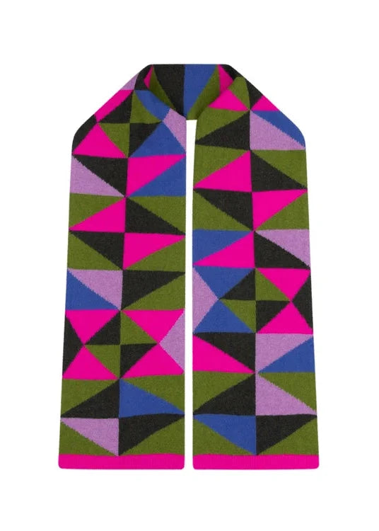 Intarsia Scarf | Hot Tropics | Quinton + Chadwick Scarf Quinton + Chadwick