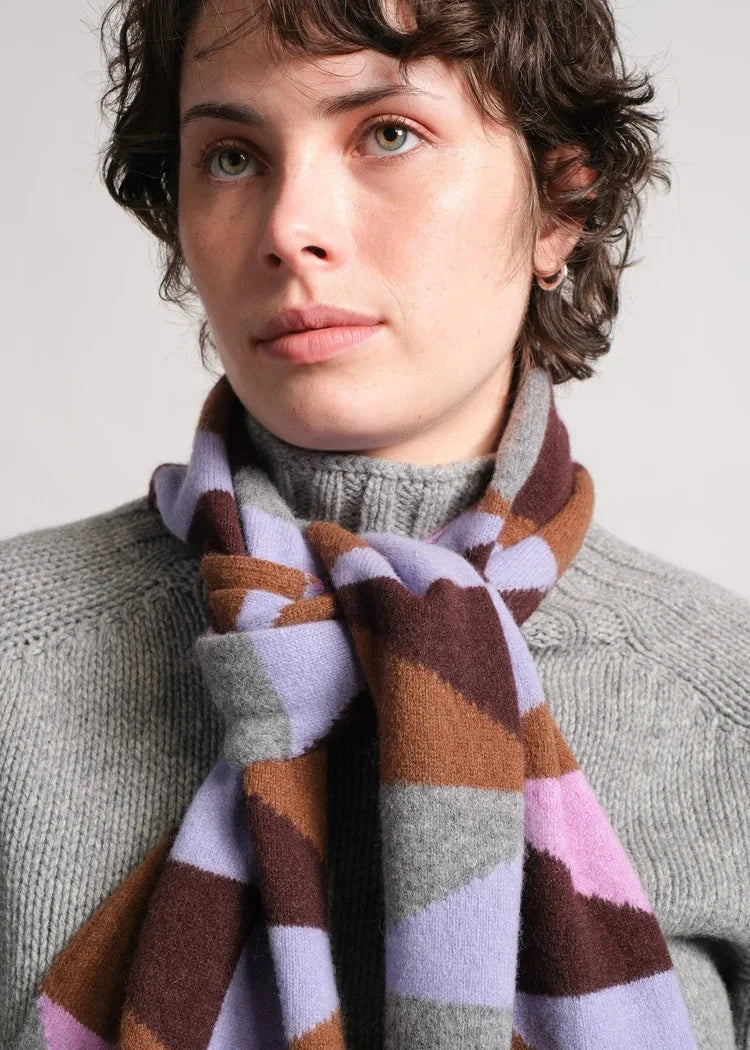 Intarsia Scarf | Moorland | Quinton + Chadwick Scarf Quinton + Chadwick