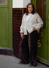 Jasmine Trouser | Chocolate | Chalk Trousers Chalk