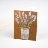 Lavender Card Greeting Card Hadley