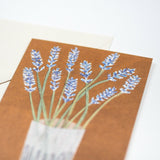 Lavender Card Greeting Card Hadley