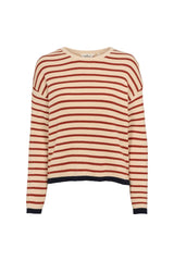Lila Striped Organic Cotton Top | Basic Apparel Long Sleeve T-Shirt Basic Apparel
