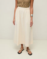Midi Poplin Cotton Skirt | 44837 | Yerse Skirt Yerse