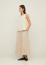 Midi Poplin Cotton Skirt | 44837 | Yerse Skirt Yerse
