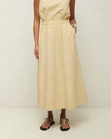 Midi Poplin Cotton Skirt | 44837 | Yerse Skirt Yerse