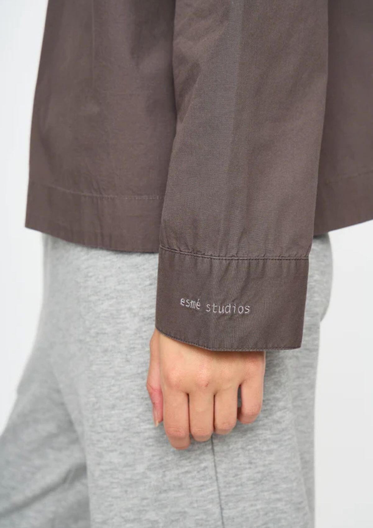 Mira LS Blouse | Dark Gull Grey | Esmé Studios Shirt Esmé Studios