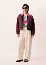 Miraline Cream Pants | FRNCH Trousers FRNCH