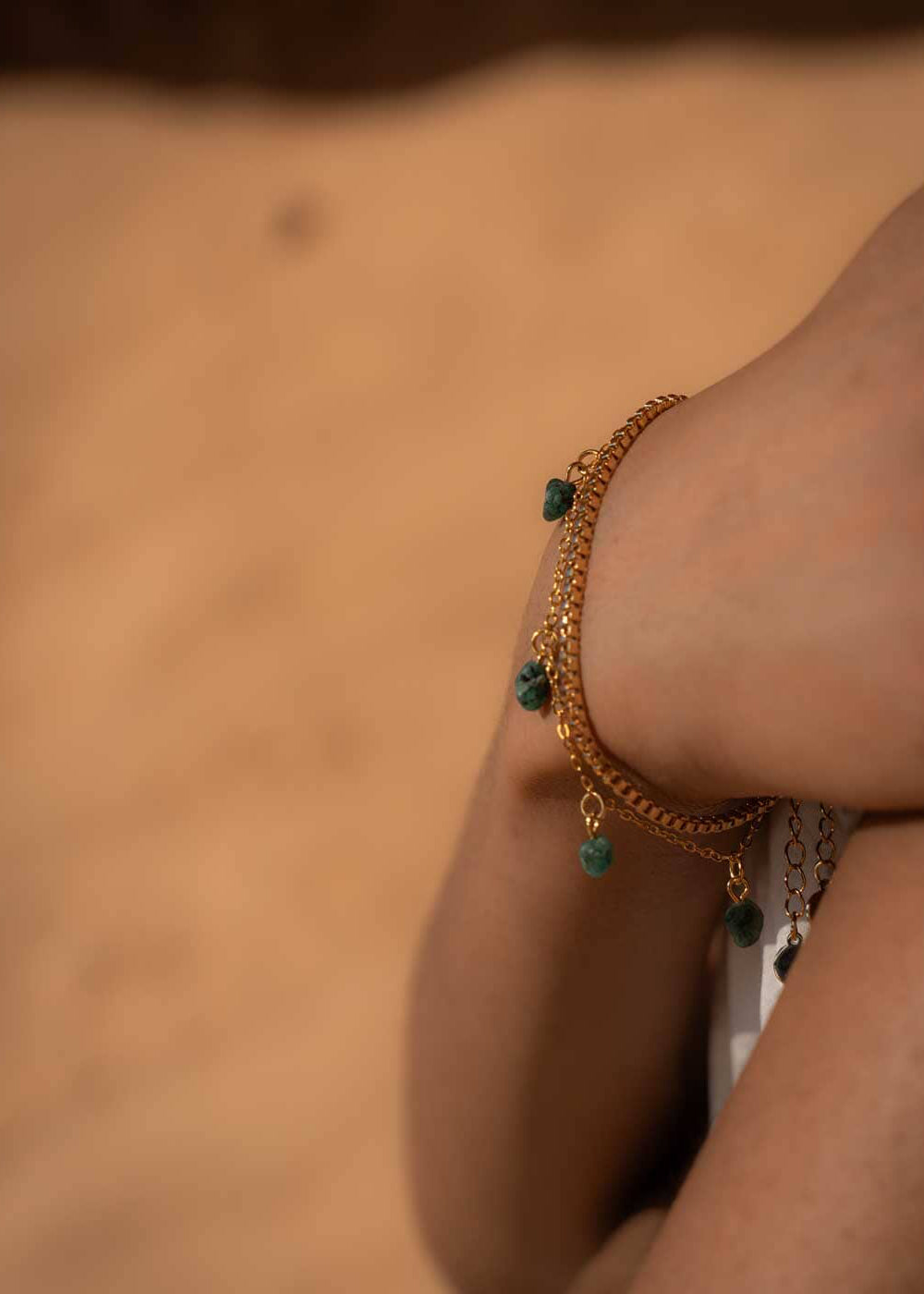MOHICA EMERALD CHARM BRACELET Formation Co. Jewellery