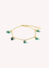 MOHICA EMERALD CHARM BRACELET Formation Co. Jewellery