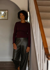 Nancy Top | Chalk Long Sleeve T-Shirt Chalk
