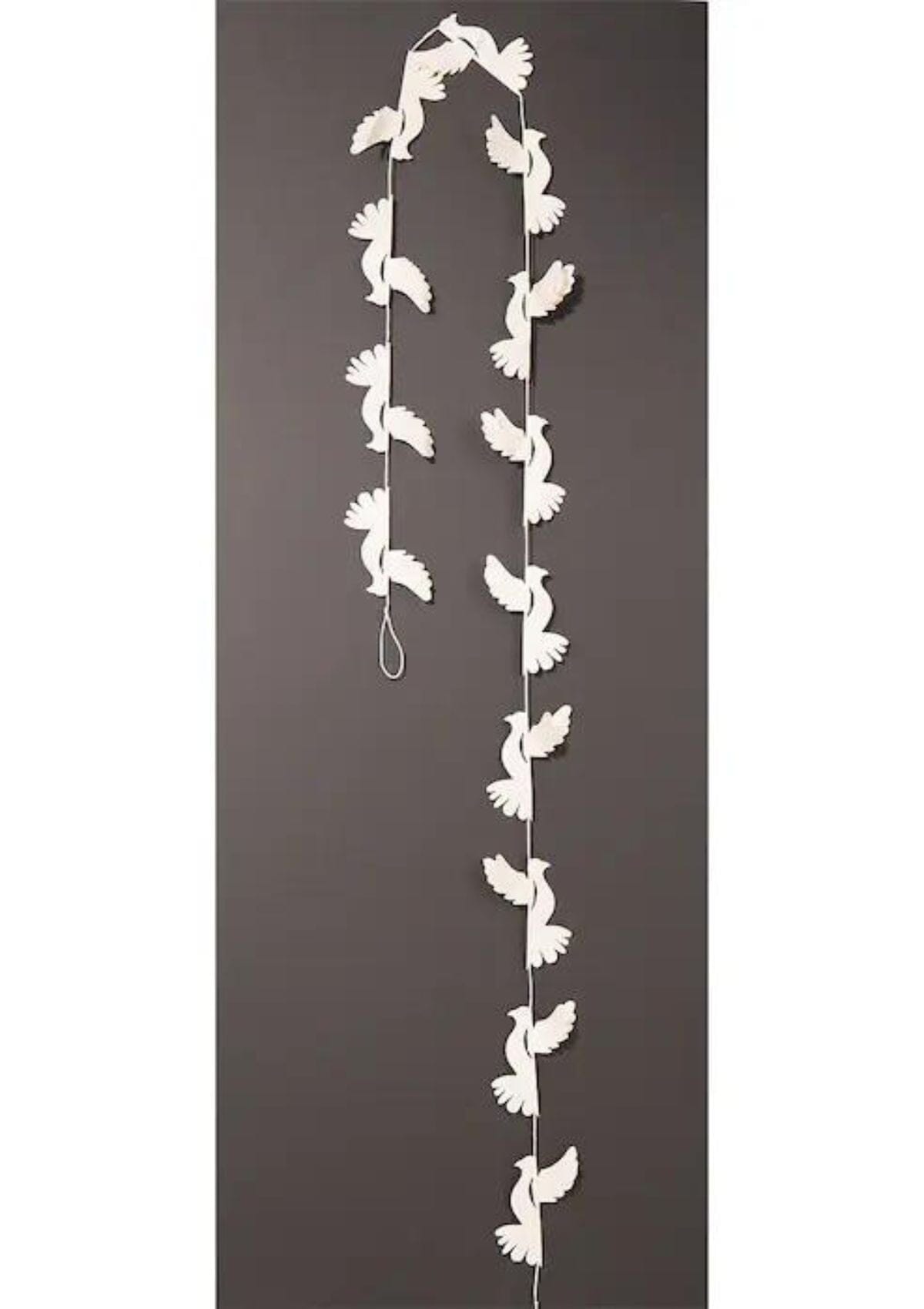 Nepal Hand Crafted White Dove Garland A World Of Craft
