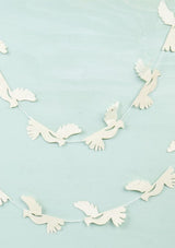 Nepal Hand Crafted White Dove Garland A World Of Craft