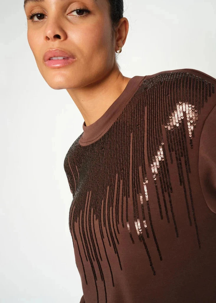 Neve O-LS Glam Sweatshirt | Mos Mosh Sweater MOS MOSH