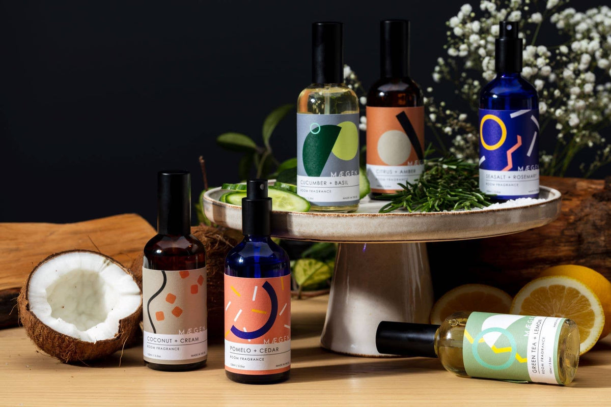 NEW! Room Fragrance - Cucumber + Basil Room Spray MÆGEN