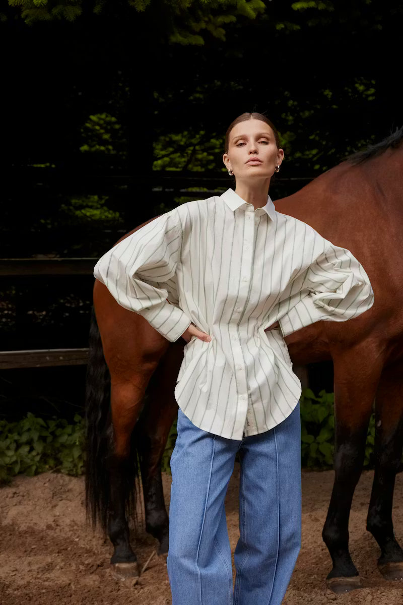 Noelle Striped Shirt | Soaked Shirt Soaked in Luxury