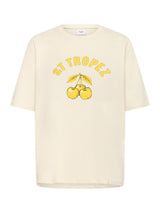 Octavia SZ T-Shirt | Creme | Saint Tropez T-Shirt Saint Tropez