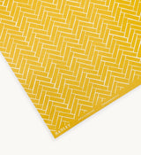 Parquet Flooring Gift Wrap, Model Makers Paper. Mustard. Hadley
