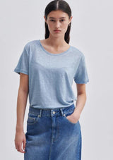 Peony O-Neck Linen Tee | Second Female T-Shirt Second Female
