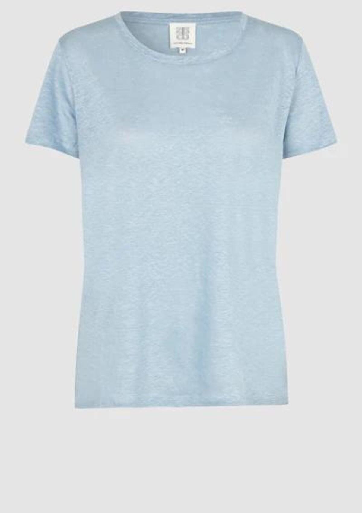 Peony O-Neck Linen Tee | Second Female T-Shirt Second Female