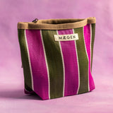 Pouch | Brown/ Olive/ Pink Toiletry Bag MÆGEN