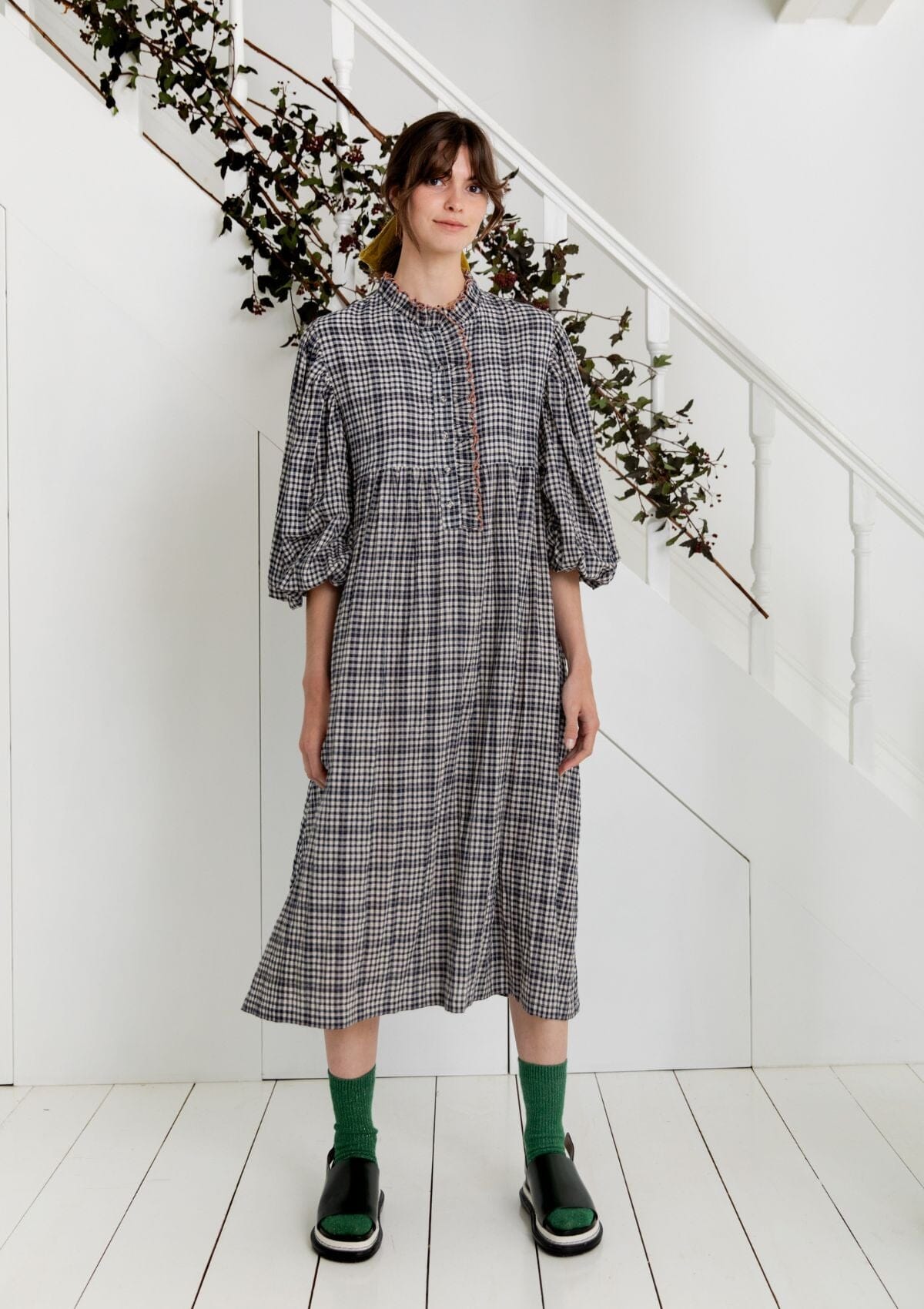 Quincy Dress | Midnight Check | Bonte Dress Bonte