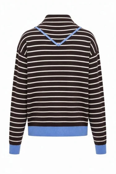 Set Cardigan-Echarpe Kastro | Marron | FRNCH Cardigan FRNCH