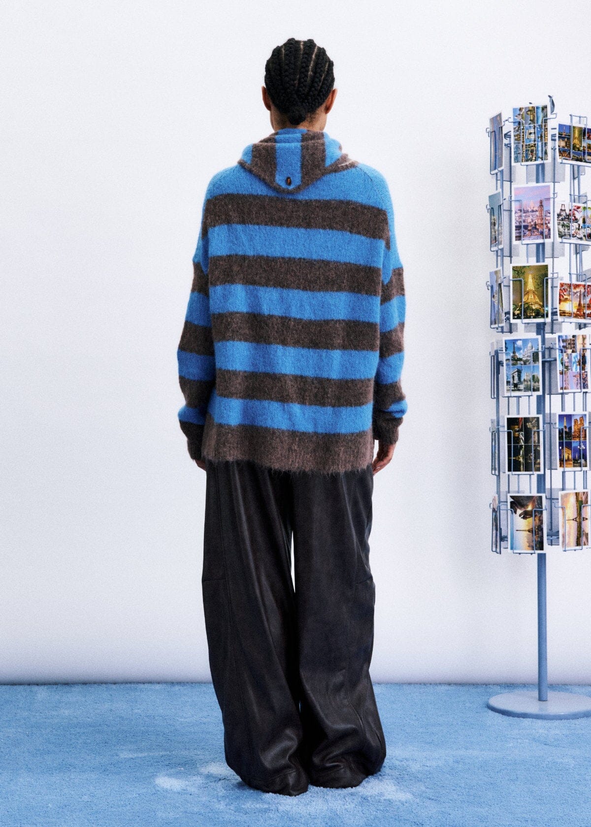 Set De Pull-Echarpe | Chunky Stripe Knit & Triangle Scarf | FRNCH Jumper FRNCH