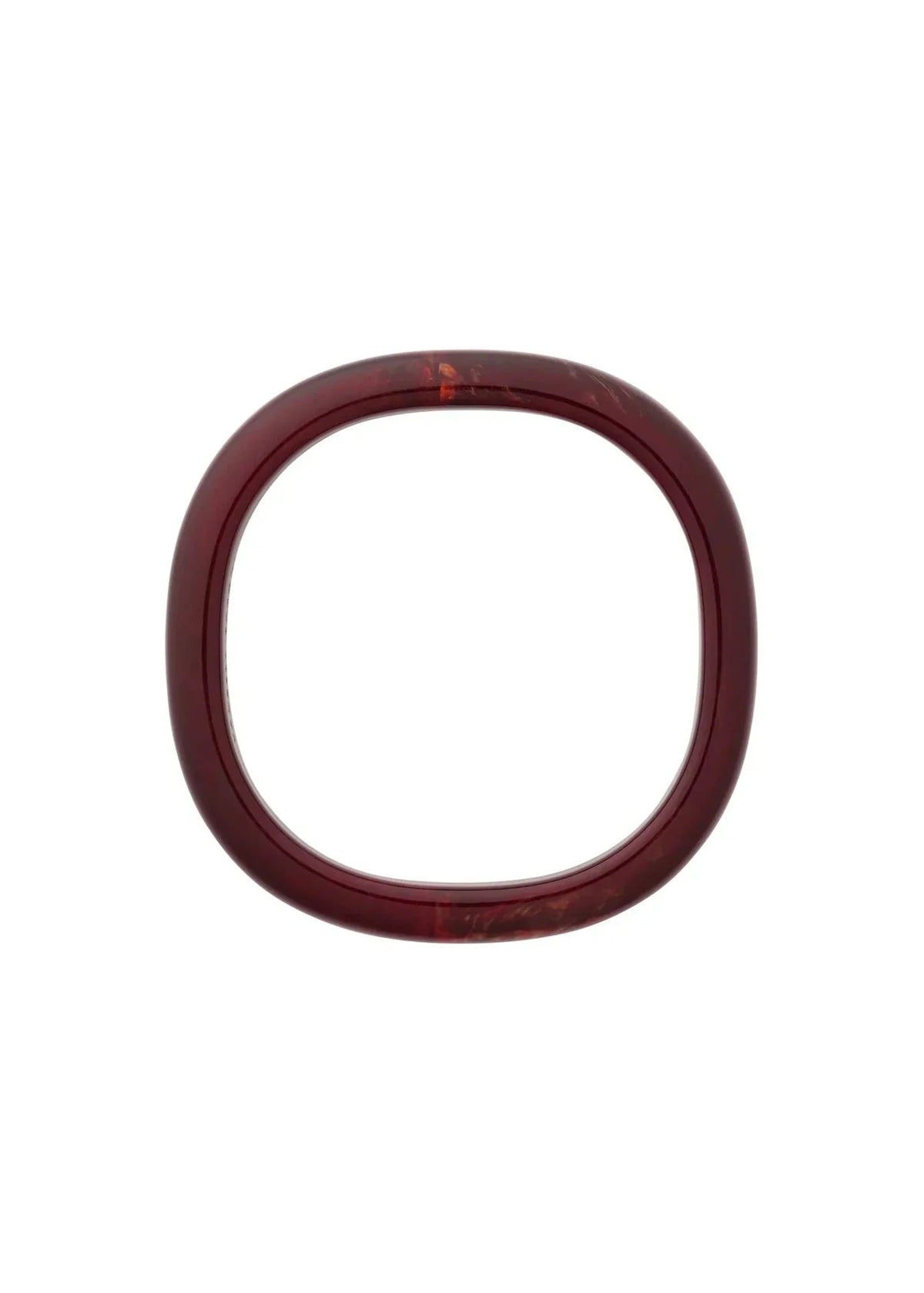 Soft Edge Bangle | Bordeaux Marble | Vanessa Baroni Bracelet Vanessa Baroni
