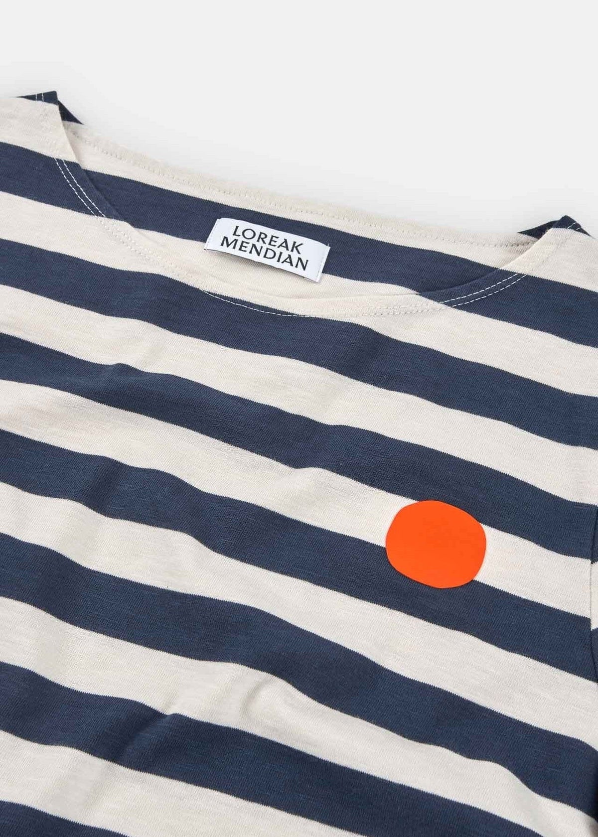 Striped Dot Long Sleeve Cotton T-Shirt | Loreak Mendian Long Sleeve T-Shirt Loreak Mendian