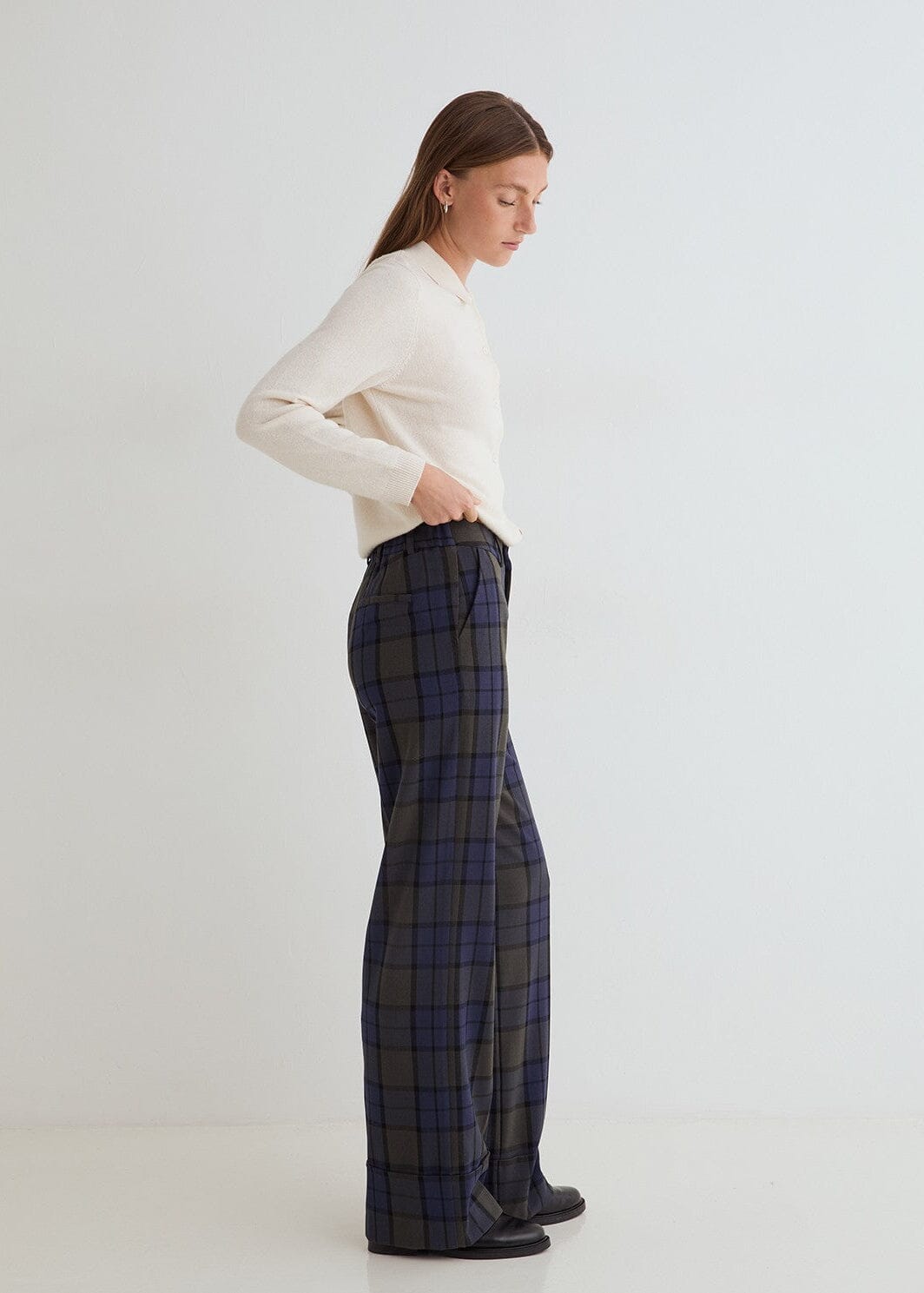 Tartan Trousers | 45807 | Yerse Trousers Yerse