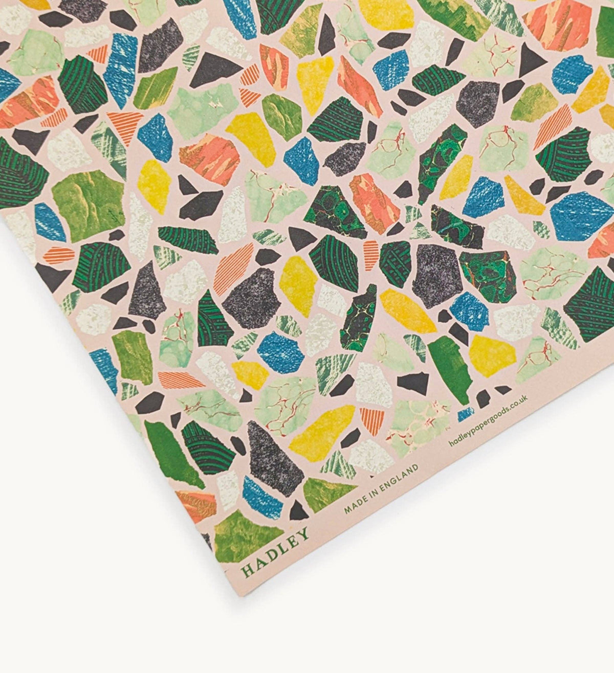 Terrazzo Gift Wrap, Model Makers Paper. Pale Pink Hadley
