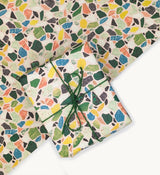 Terrazzo Gift Wrap, Model Makers Paper. Pale Pink Hadley