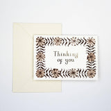 Thinking of You (foiled card) Greeting Card Hadley
