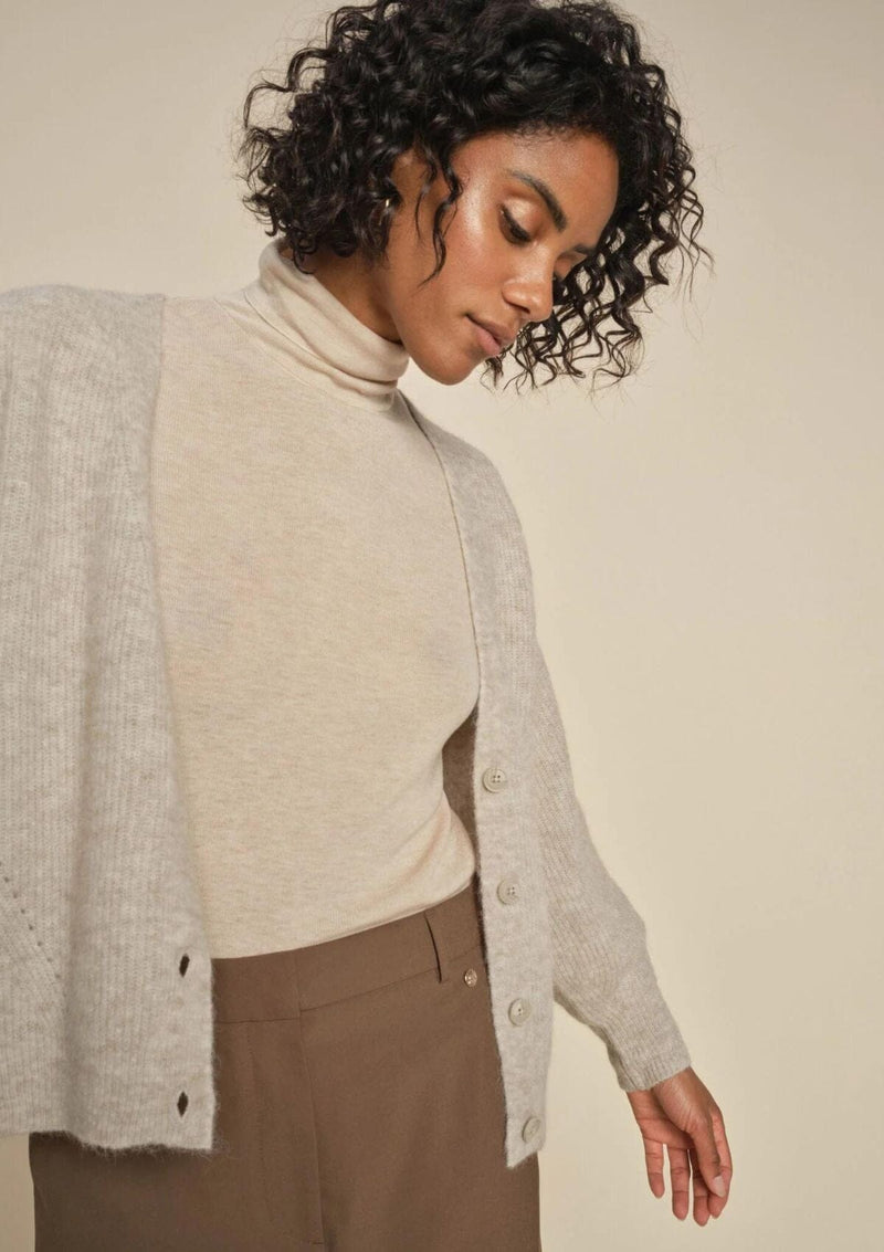 Thora V-Neck Knit Cardigan | Mos Mosh – Eighty Seven