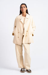 Tome Trousers | Loreak Mendian | Cream Trousers Loreak Mendian