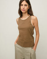 Two Tone Cotton Top | 44047 | Yerse Top Yerse