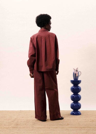 Ulula Bordeaux Trousers | FRNCH Trousers FRNCH