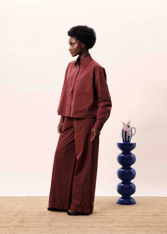 Ulula Bordeaux Trousers | FRNCH Trousers FRNCH