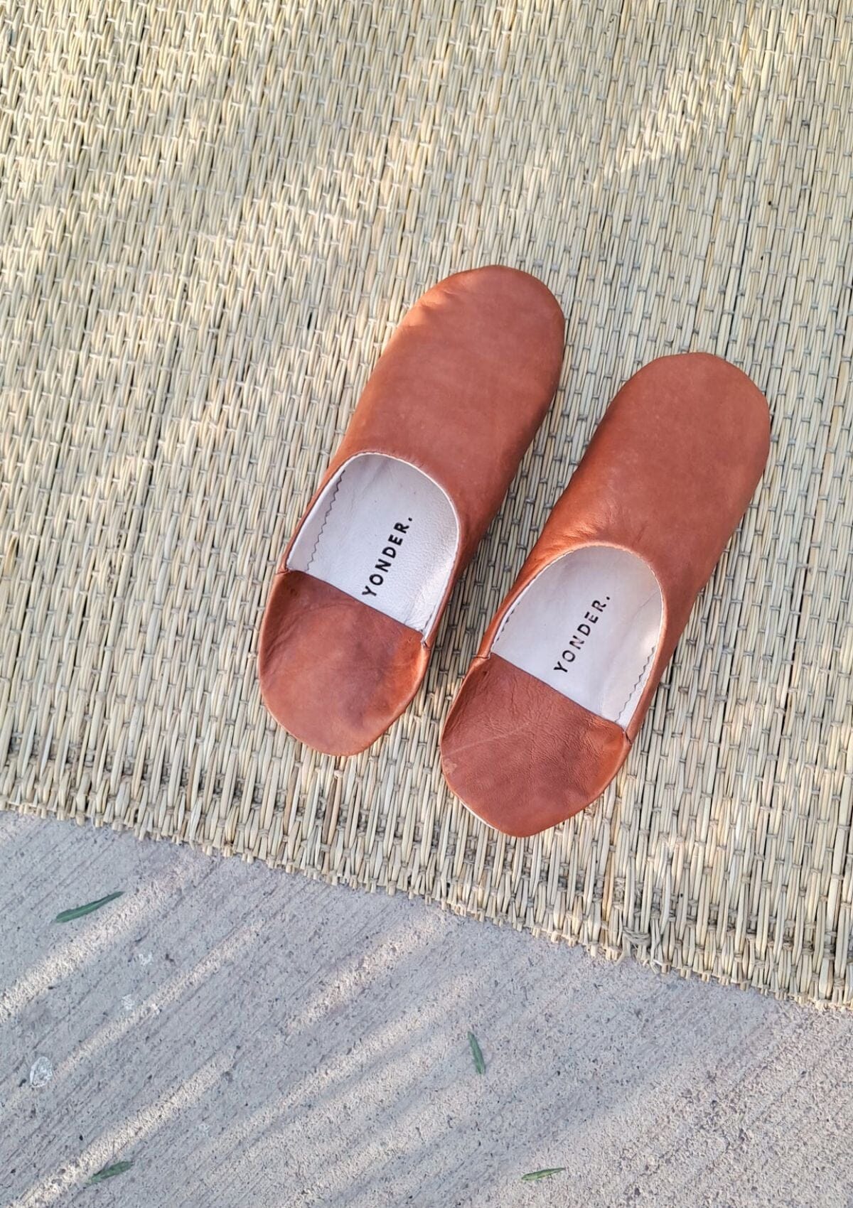 Unisex Babouche Leather Slippers | Yonder Slippers Yonder